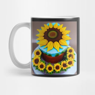 Sunflower Cake Mug